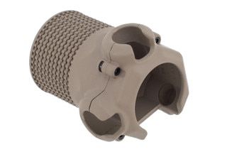 HRF Concepts Armored Magnifier Cover for G33/G30 in FDE with ergonomic grip